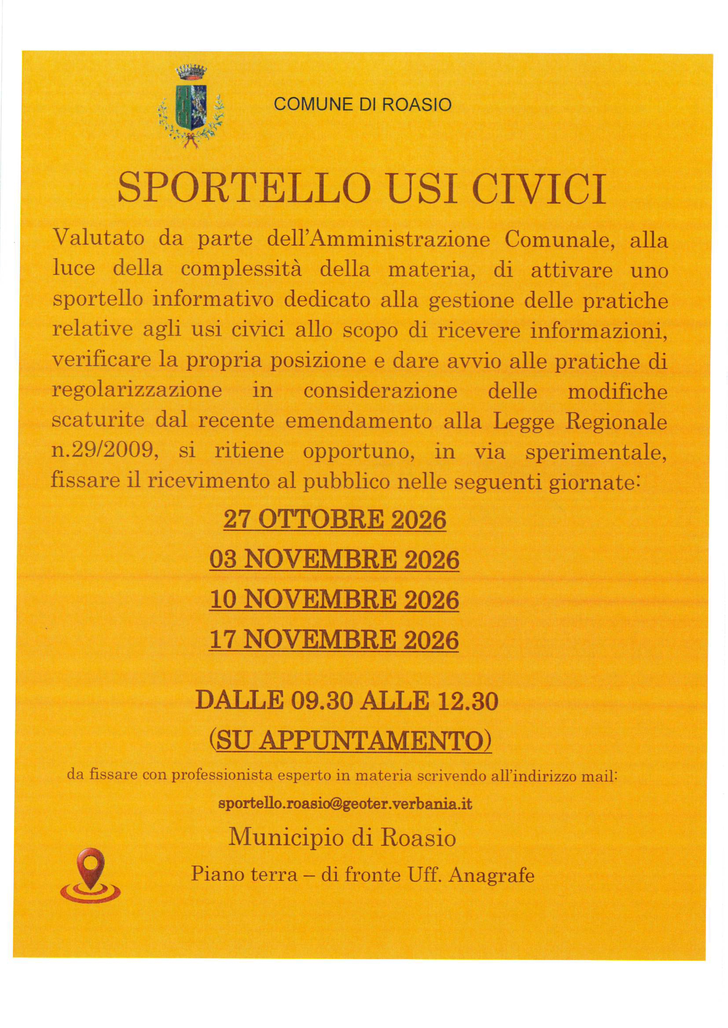 Sportello Usi Civici